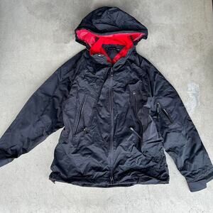 Mens black and red tommy windbreaker